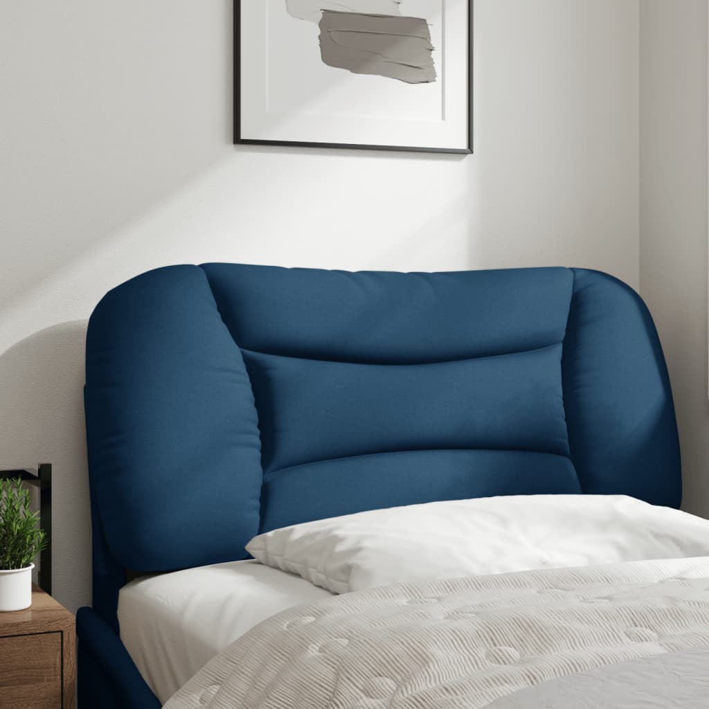 vidaXL Hoofdbordkussen 80 cm stof blauw afbeelding
