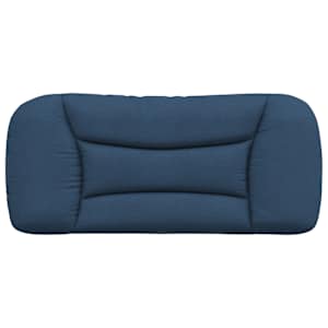 Polštář na čelo postele Hvar modrý 80 cm textil - obrázek 5