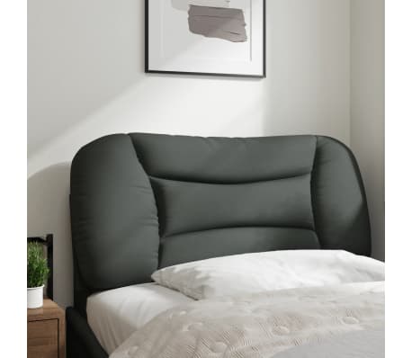 vidaXL Headboard Cushion "Hvar" Dark Grey 90 cm Fabric