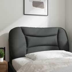 vidaXL Headboard Cushion "Hvar" Dark Grey 90 cm Fabric