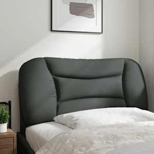 vidaXL Headboard Cushion "Hvar" Dark Grey 90 cm Fabric