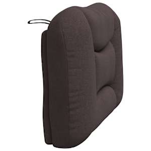 Polštář na čelo postele Hvar tmavě hnědý 90 cm textil - obrázek 6