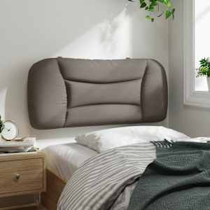 Polštář na čelo postele Hvar taupe 90 cm textil - obrázek 4