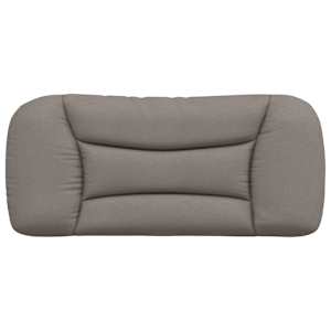 Polštář na čelo postele Hvar taupe 90 cm textil - obrázek 5