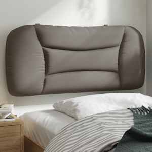 Polštář na čelo postele Hvar taupe 90 cm textil - obrázek 1