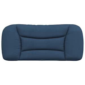 Polštář na čelo postele Hvar modrý 90 cm textil - obrázek 5