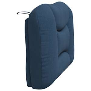 Polštář na čelo postele Hvar modrý 90 cm textil - obrázek 6