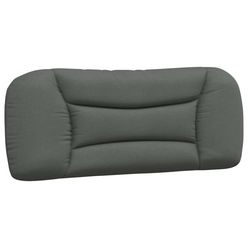 vidaXL Pernă pentru tăblie de pat, Hvar, gri închis, 100 cm, material textil