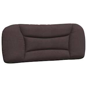 Polštář na čelo postele Hvar tmavě hnědý 100 cm textil - obrázek 2