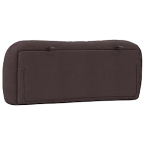 Polštář na čelo postele Hvar tmavě hnědý 100 cm textil - obrázek 7