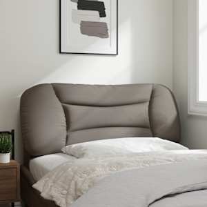 Polštář na čelo postele Hvar taupe 100 cm textil - obrázek 3