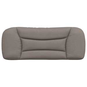 Polštář na čelo postele Hvar taupe 100 cm textil - obrázek 5