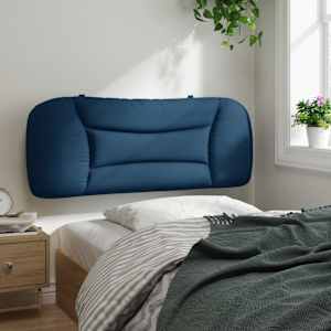 Polštář na čelo postele Hvar modrý 100 cm textil - obrázek 4