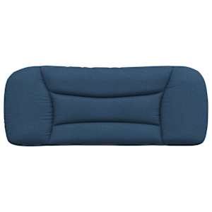 Polštář na čelo postele Hvar modrý 100 cm textil - obrázek 5