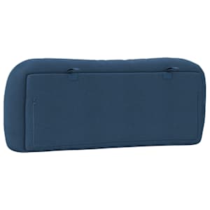 Polštář na čelo postele Hvar modrý 100 cm textil - obrázek 7