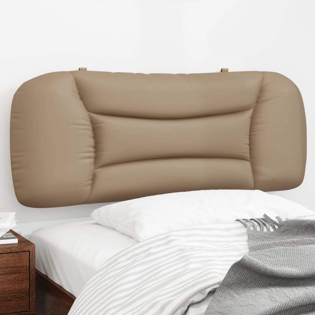 vidaXL Pernă pentru tăblie pat, cappuccino, 100 cm, piele artificială