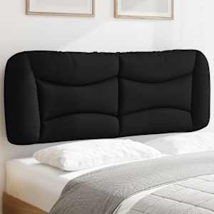 Blazina za vzglavje Hvar črna 120 cm blago