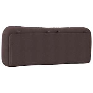 Polštář na čelo postele Hvar tmavě hnědý 120 cm textil - obrázek 7