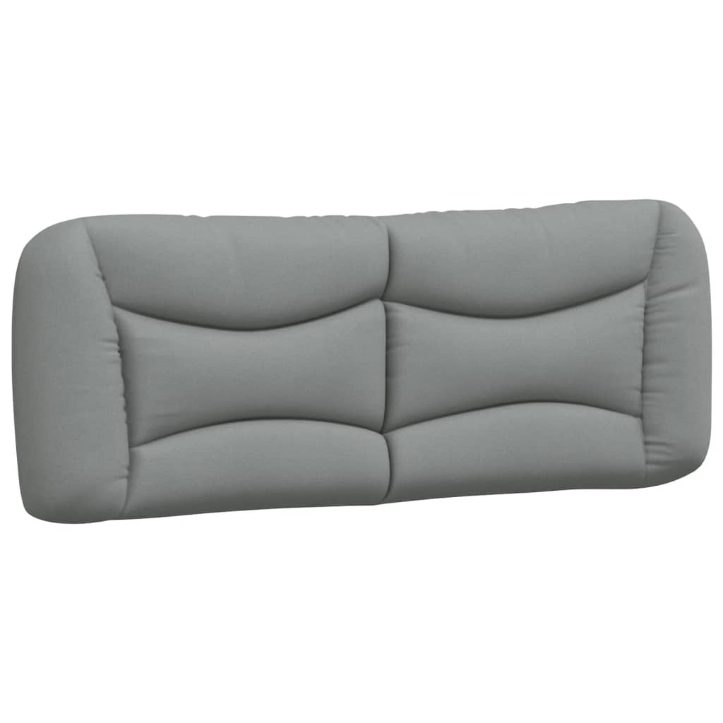 vidaXL Pernă tăblie de pat, Hvar, gri deschis, 140 cm, material textil