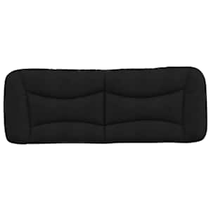 Polštář na čelo postele Hvar černý 140 cm textil - obrázek 5