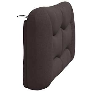 Polštář na čelo postele Hvar tmavě hnědý 140 cm textil - obrázek 6