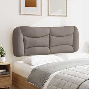 Polštář na čelo postele Hvar taupe 140 cm textil - obrázek 4