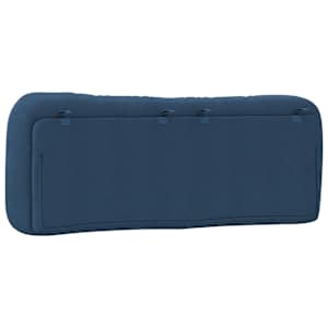 Polštář na čelo postele Hvar modrý 140 cm textil - obrázek 7