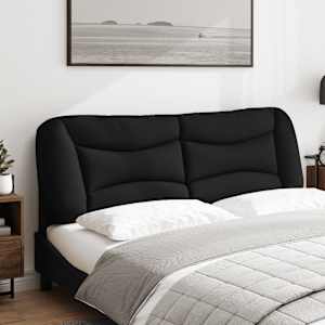 Polštář na čelo postele Hvar černý 160 cm textil - obrázek 3