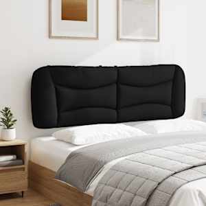 Polštář na čelo postele Hvar černý 160 cm textil - obrázek 4