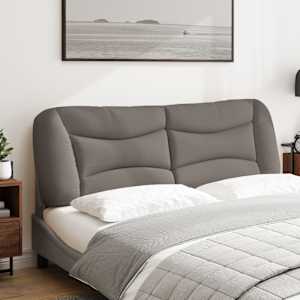 Polštář na čelo postele Hvar taupe 160 cm textil - obrázek 3