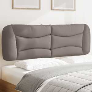 Polštář na čelo postele Hvar taupe 160 cm textil - obrázek 1