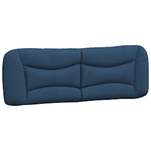 Polštář na čelo postele Hvar modrý 160 cm textil - obrázek 2
