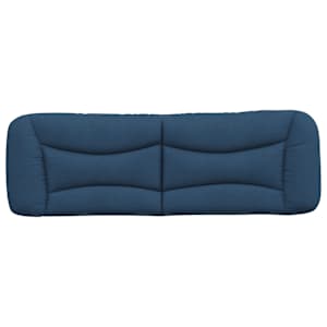 Polštář na čelo postele Hvar modrý 160 cm textil - obrázek 5