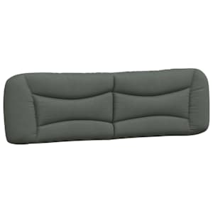 vidaXL voodipeatsi padi Hvar, tumehall, 180 cm, kangas