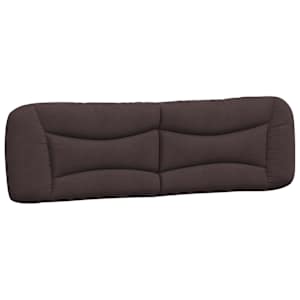 Polštář na čelo postele Hvar tmavě hnědý 180 cm textil - obrázek 2