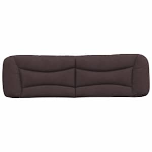 Polštář na čelo postele Hvar tmavě hnědý 180 cm textil - obrázek 5