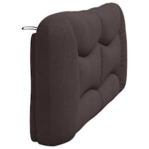 Polštář na čelo postele Hvar tmavě hnědý 180 cm textil - obrázek 6