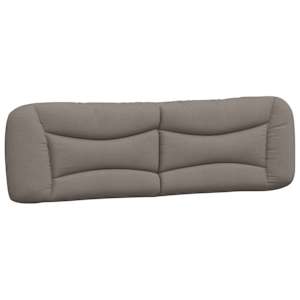 Polštář na čelo postele Hvar taupe 180 cm textil - obrázek 2