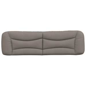 Polštář na čelo postele Hvar taupe 180 cm textil - obrázek 5