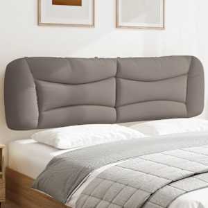 Polštář na čelo postele Hvar taupe 180 cm textil - obrázek 1
