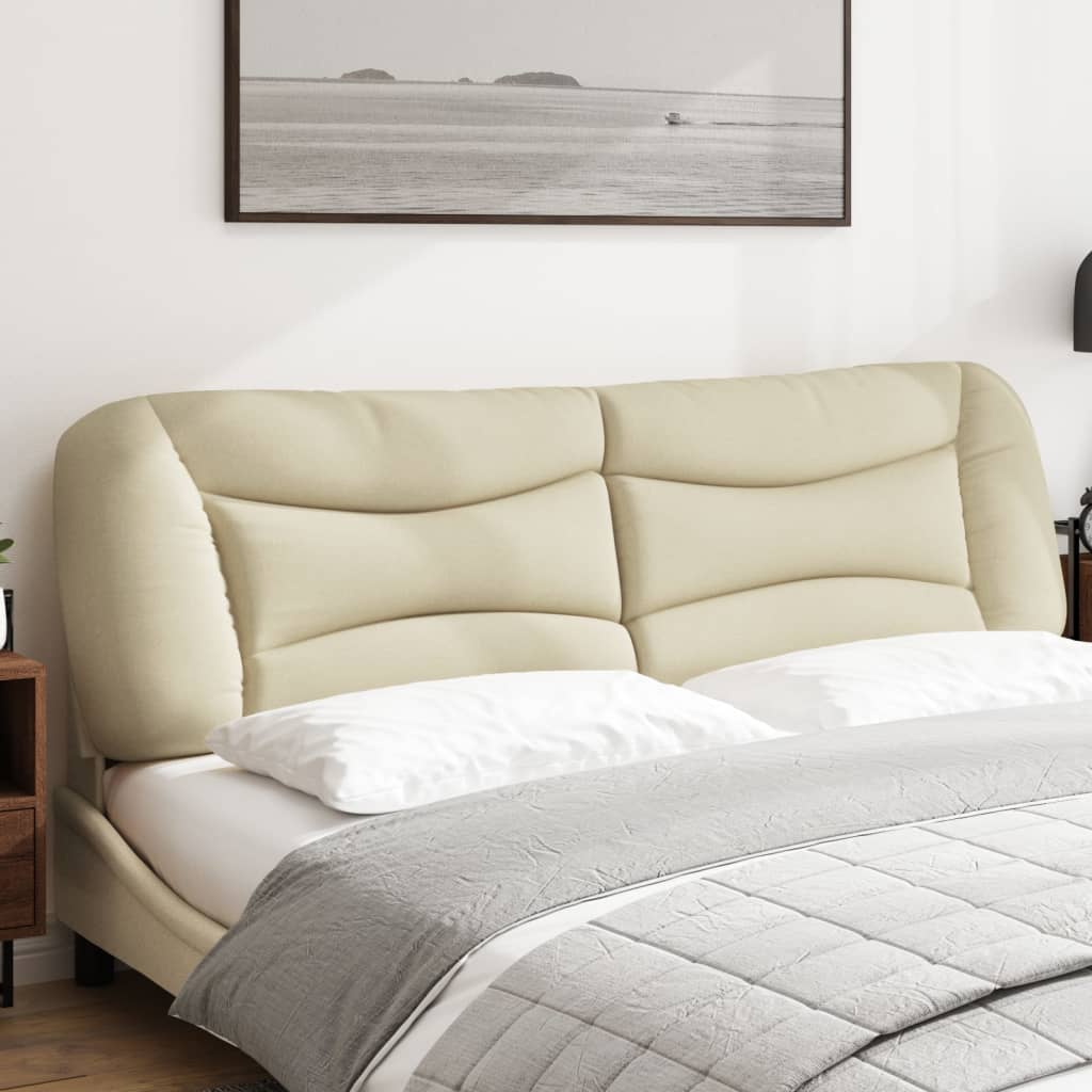 Thumbnail - vidaXL Kopfteil-Kissen "Hvar" Creme 180 cm Stoff