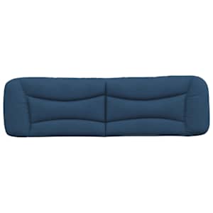 Polštář na čelo postele Hvar modrý 180 cm textil - obrázek 5