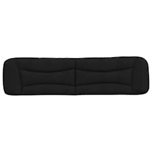 Polštář na čelo postele Hvar černý 200 cm textil - obrázek 5
