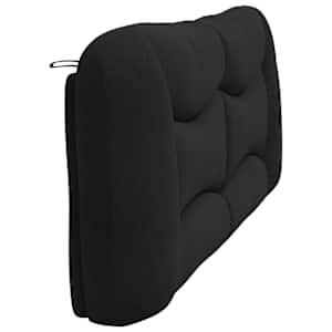 Polštář na čelo postele Hvar černý 200 cm textil - obrázek 6