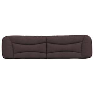 Polštář na čelo postele Hvar tmavě hnědý 200 cm textil - obrázek 5