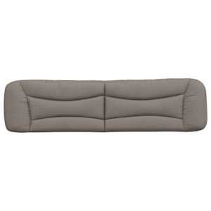 Polštář na čelo postele Hvar taupe 200 cm textil - obrázek 5