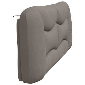 Polštář na čelo postele Hvar taupe 200 cm textil - obrázek 6