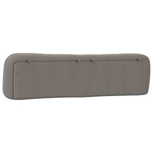 Polštář na čelo postele Hvar taupe 200 cm textil - obrázek 7