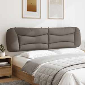 Polštář na čelo postele Hvar taupe 200 cm textil - obrázek 1