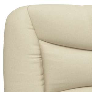 Polštář na čelo postele Hvar krémový 200 cm textil - obrázek 8